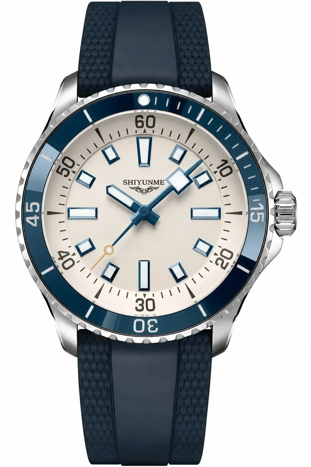 46MM Unisex Sports Mechanical Watch, 904L Stainless Steel, World Time, Full-Featured