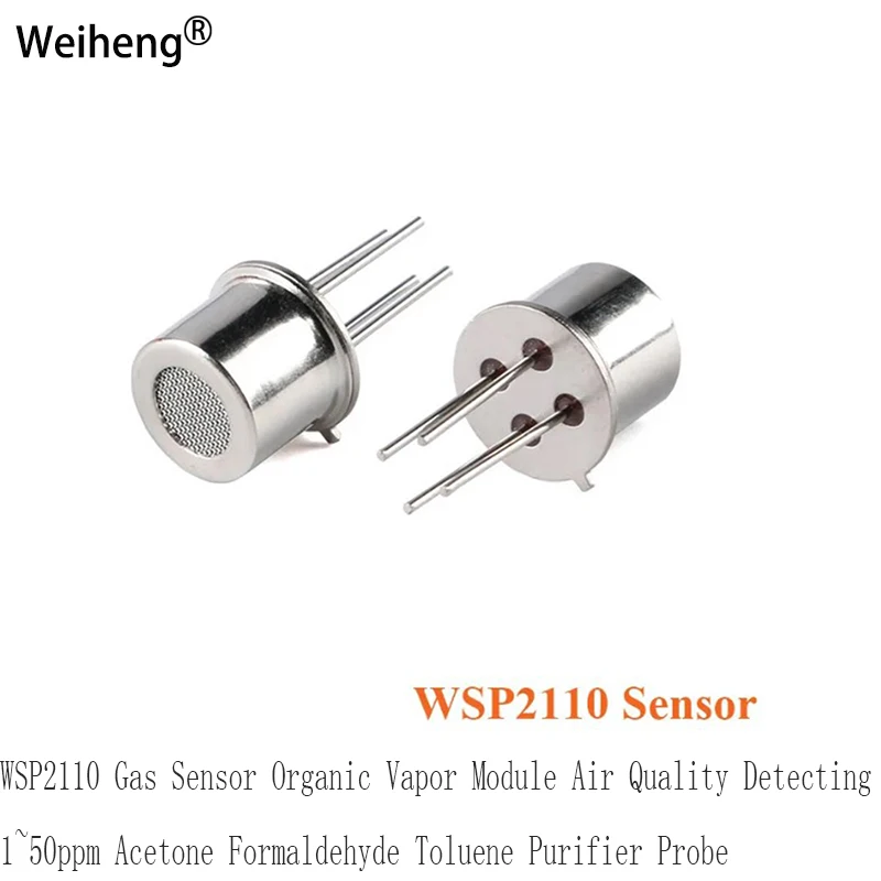 10PCS WSP2110 Gas Sensor Organic Vapor Module Air Quality Detecting 1~50ppm Acetone Formaldehyde Toluene Purifier Probe