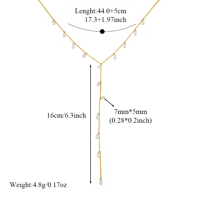 EILIECK Damen Minimalistisches Herz-Liebesanhänger Zirkon-Kettenhalskette 18K Gold PVD-beschichteter Edelstahl Modeschmuck Geschenk – Detail 16