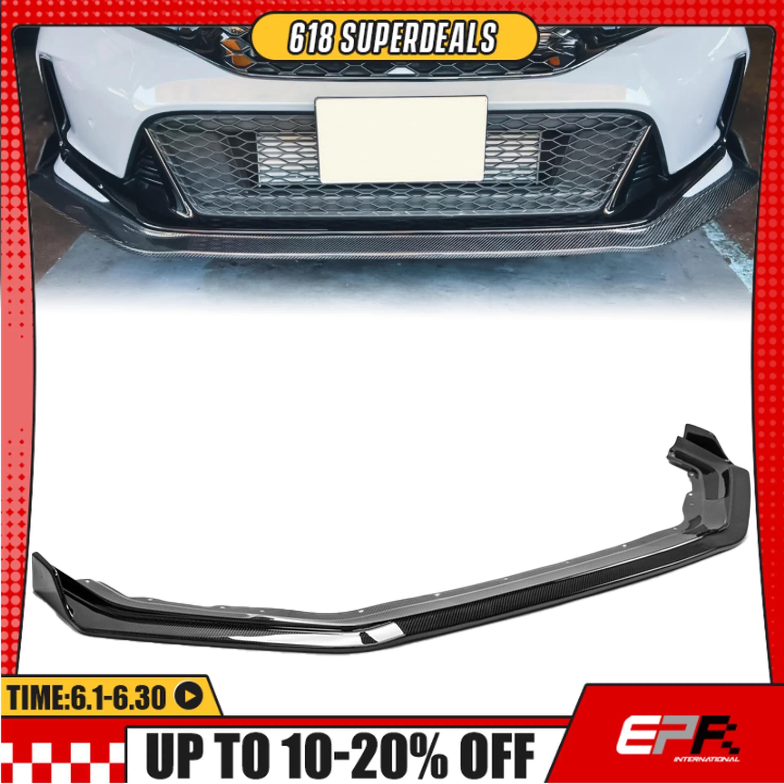

For Honda Civic Type-R FL5 EPA Design A Type Front lip