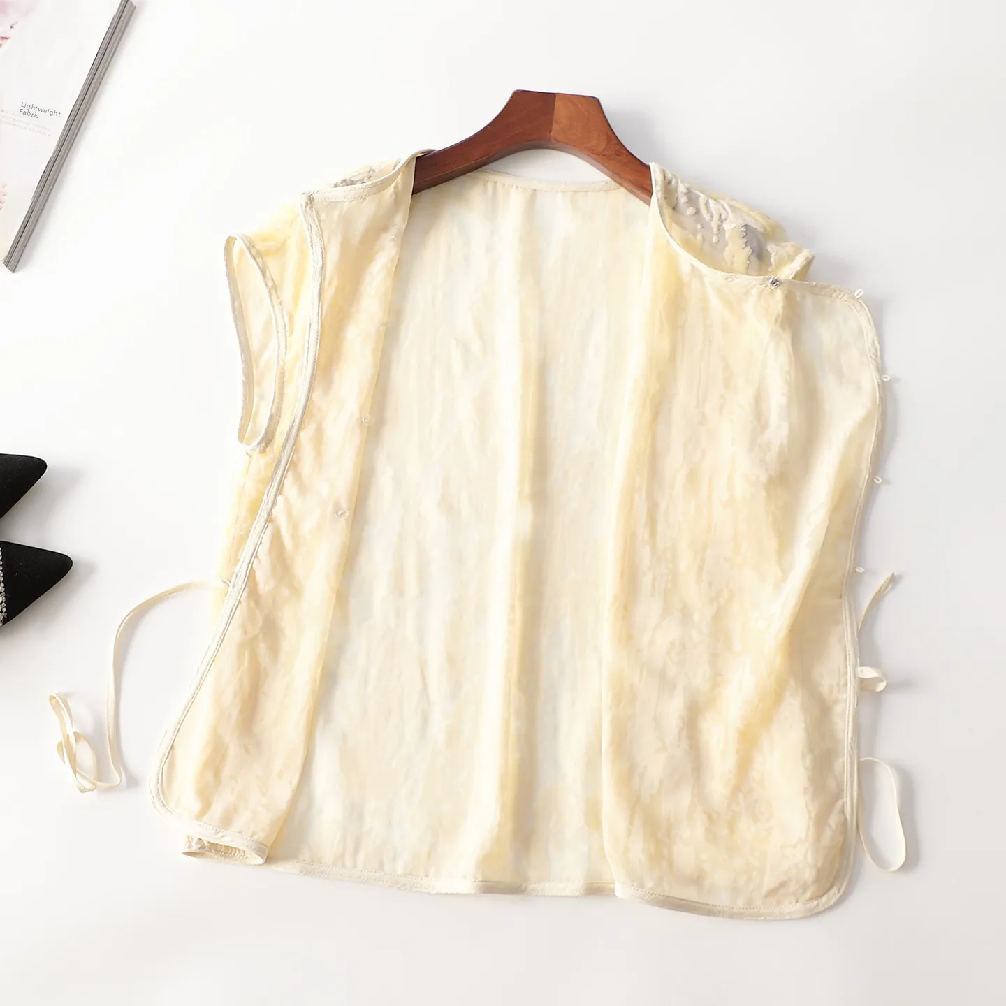 Elegancki Nowy Damski Zestaw Długiej Spódnicy Svel Round Ne w Stylu Starożytnych Chin, Modny Strój do Pracy, Letni Komplet