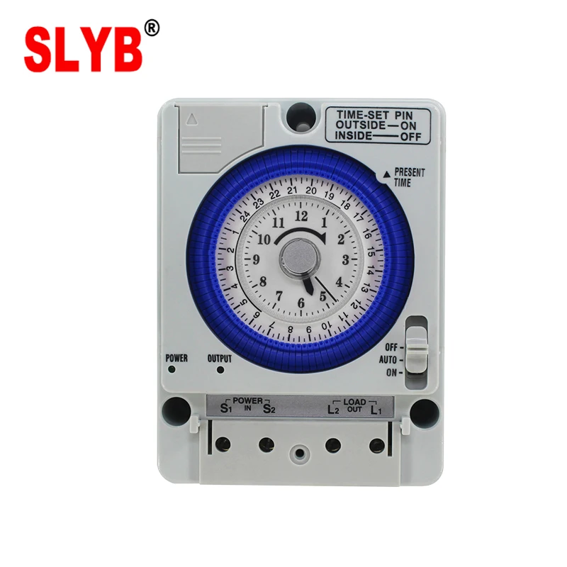 24Hour Automatic Types Of 220V 230V Analog Mechanical Weekly Rotary Time Control Switch  TB388 TB35N Timer with Battery