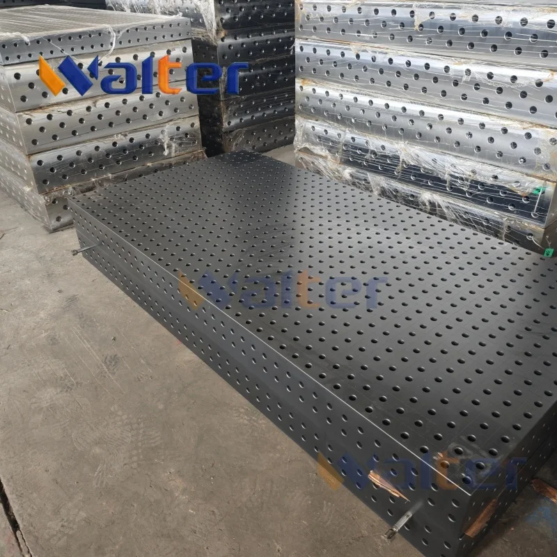 All New Accessories-Added 3D Cast Iron Strong Hold Welding Table: Improve Work Efficiency and Suit Heavy Use