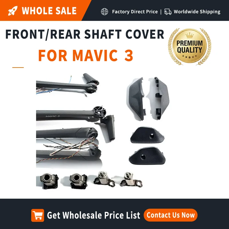 Replacement Axis Cover for Mavic 3 Front Rear Arm Shell with Shaft Bracket - Quality Checked Repair Parts for Professional Use