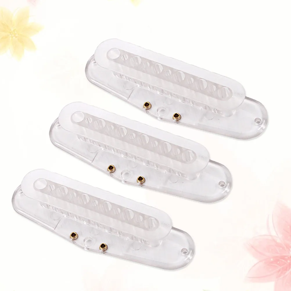 Transparent Humbucker Pickup Bobbin 52mm for Guitar Bass Custom Coil Winding 3 Piece Set Easy Install