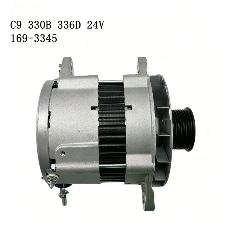 1pc Heavy Duty Alternator 24V 95A 169-3345 1693345 For Caterpillar CAT 330B 336D Excavator C9 Engine 2000-2015 Replacement