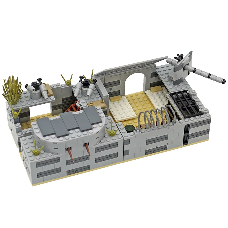 Military Trench Building Blocks Toys for Boys Gifts MOC Military Defense Blocks Toy Set DIY Toy Compatible Military Bricks Parts