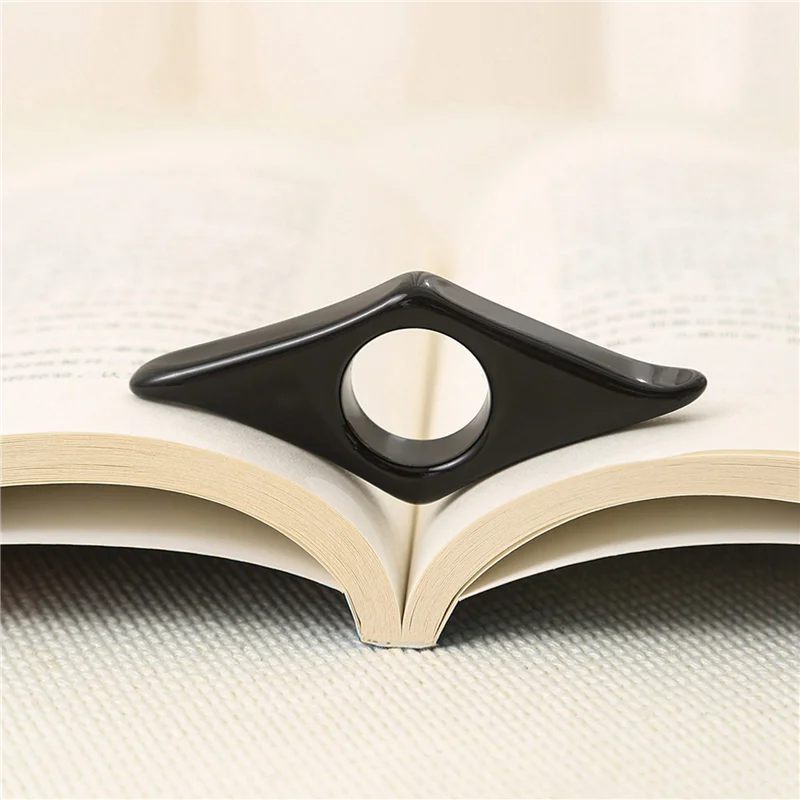 10 ชิ้นผู้ถือหน้าหนังสือ, Handmade Thumb หนังสือผู้ถืออุปกรณ์อ่านหนังสือแหวนที่เปิดหนังสือบุ๊คมาร์คสําหรับคนรักหนังสือ