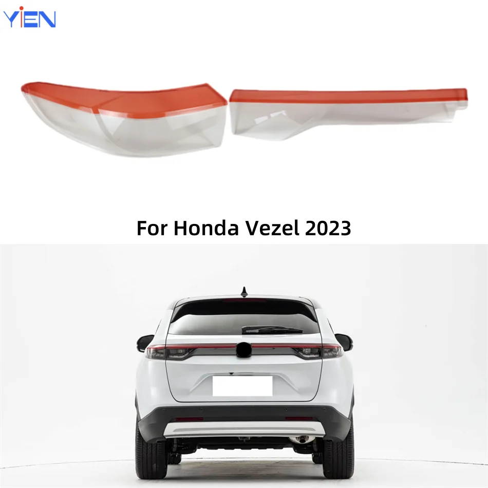 For Honda Vezel 2023 Accessories For Vehicles Replacement Car Lights Shell Turn Signal Light Cover Car Taillight Lens Cover