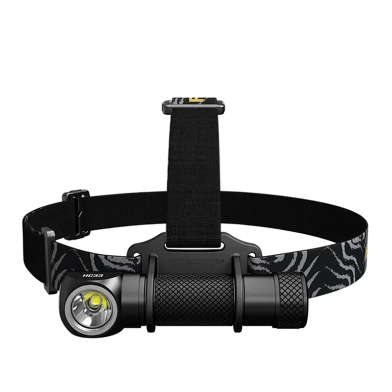 NITECORE HC33 High performance L-shaped Headlamp  XHP35 HD LED 1800Lumens Headlight For Night Wroking Runging