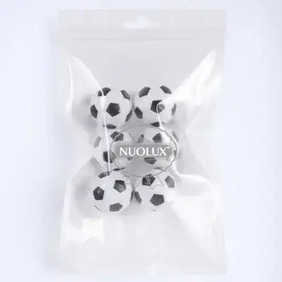 

6Pcs 32Mm Black White Mini Table Football Balls Designed for Striker Roma Tables Tables Up to 135Cm Long Small Soccer