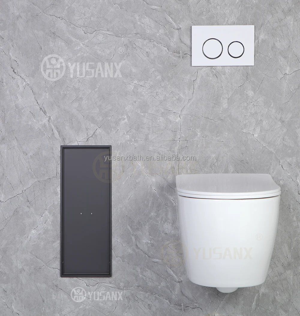 Concealed Hidden 304 Stainless Steel Recessed Wall Mounted  Tissue Box Toilet Paper Paper Towel Niche Shower Niche Bathroom