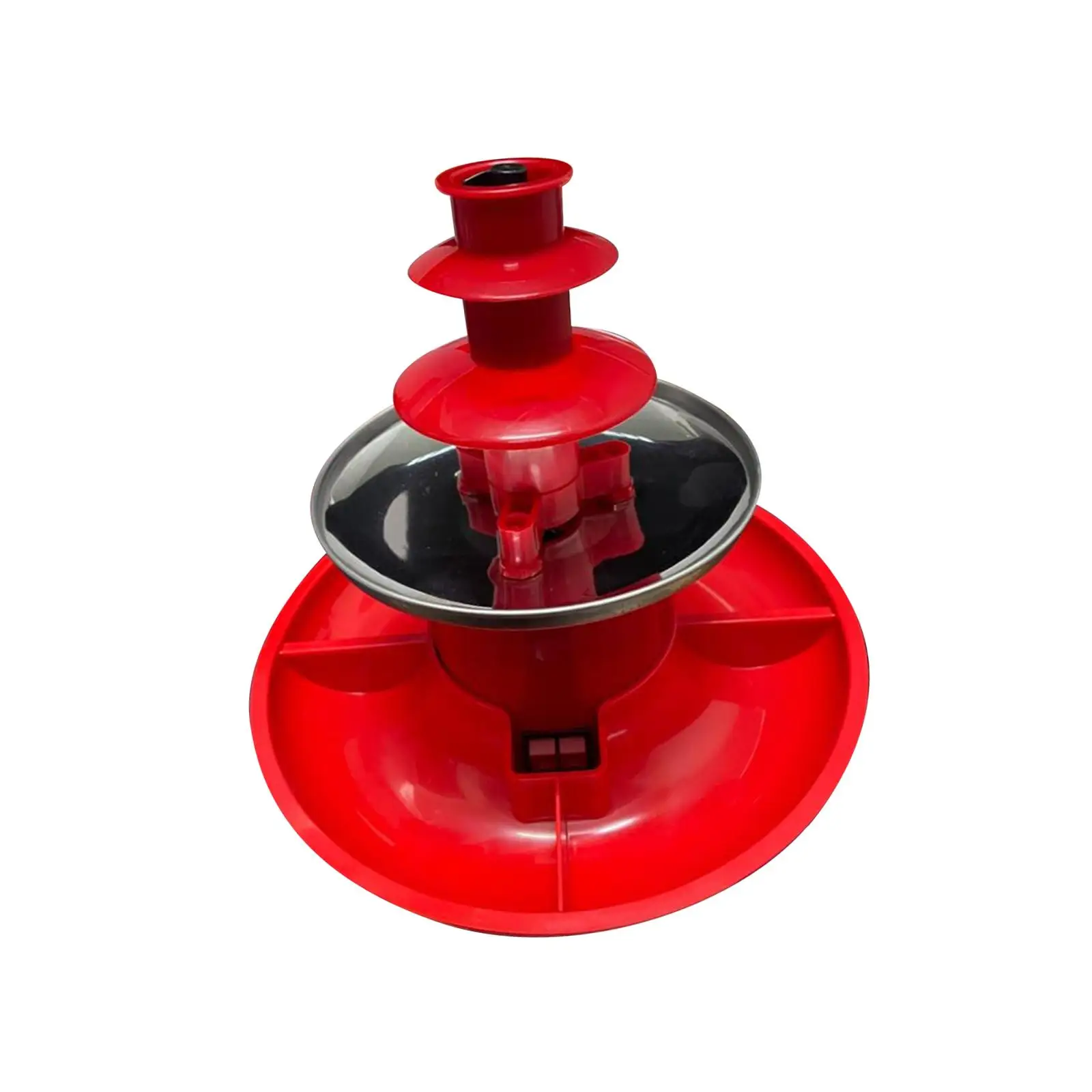 3 طبقات الشوكولاته فوندو نافورة الشوكولاته ذوبان آلة الاتحاد الأوروبي التوصيل لصلصة BBQ ، مزرعة ، الجبن ناتشو ، ليكيورس قوي اوجير نمط