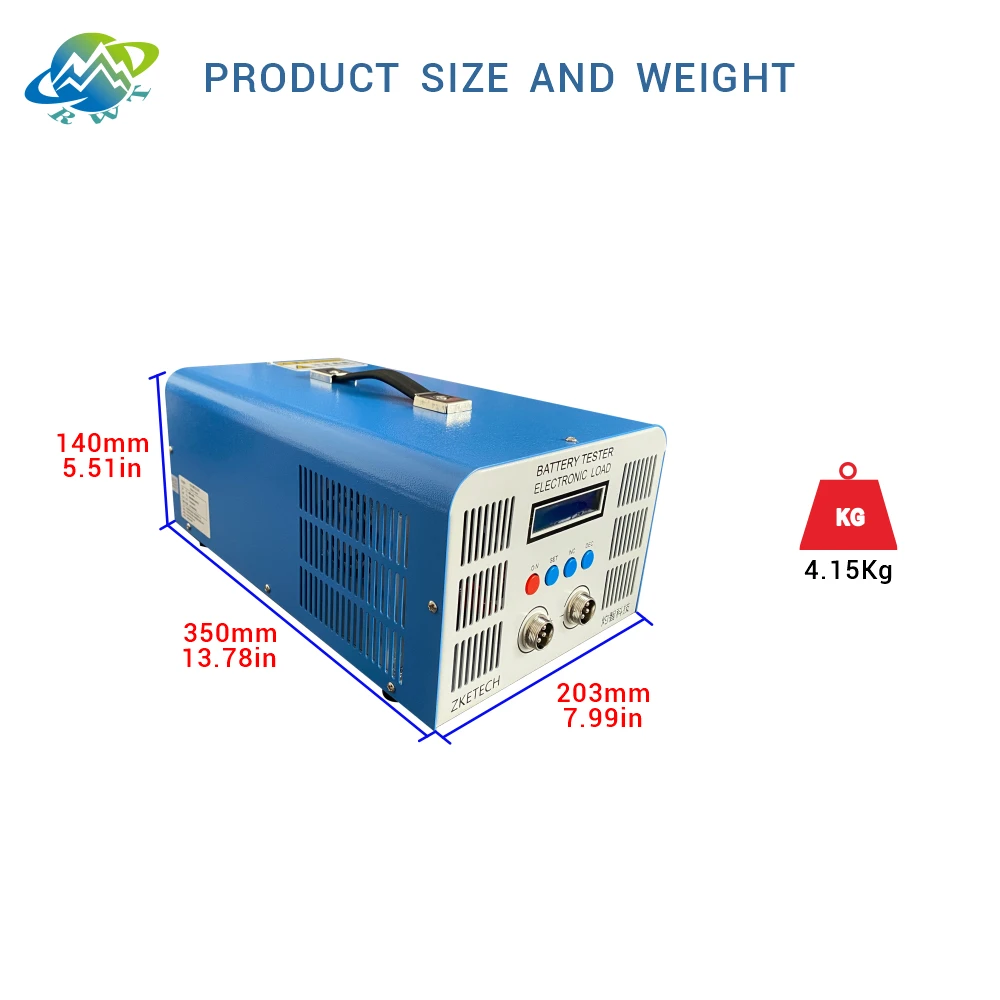 RWT EBC-A40L High-current 0-5V 40A Charge And 40A Discharge Battery Lifepo4 Capacity Tester