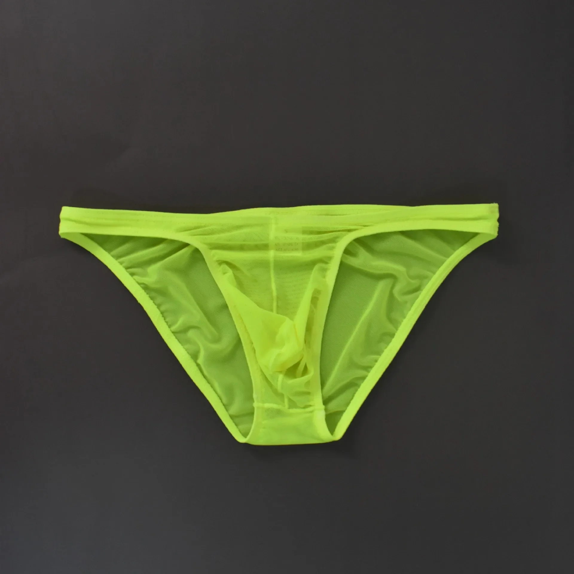 ملابس داخلية شفافة بالكامل للرجال مثيرة موجزة شبكية رفيعة شفافة سريعة الجفاف مريحة مانكيني مثليون جنسيا المثيرة منخفضة الارتفاع U محدب الحقيبة Tanga #4