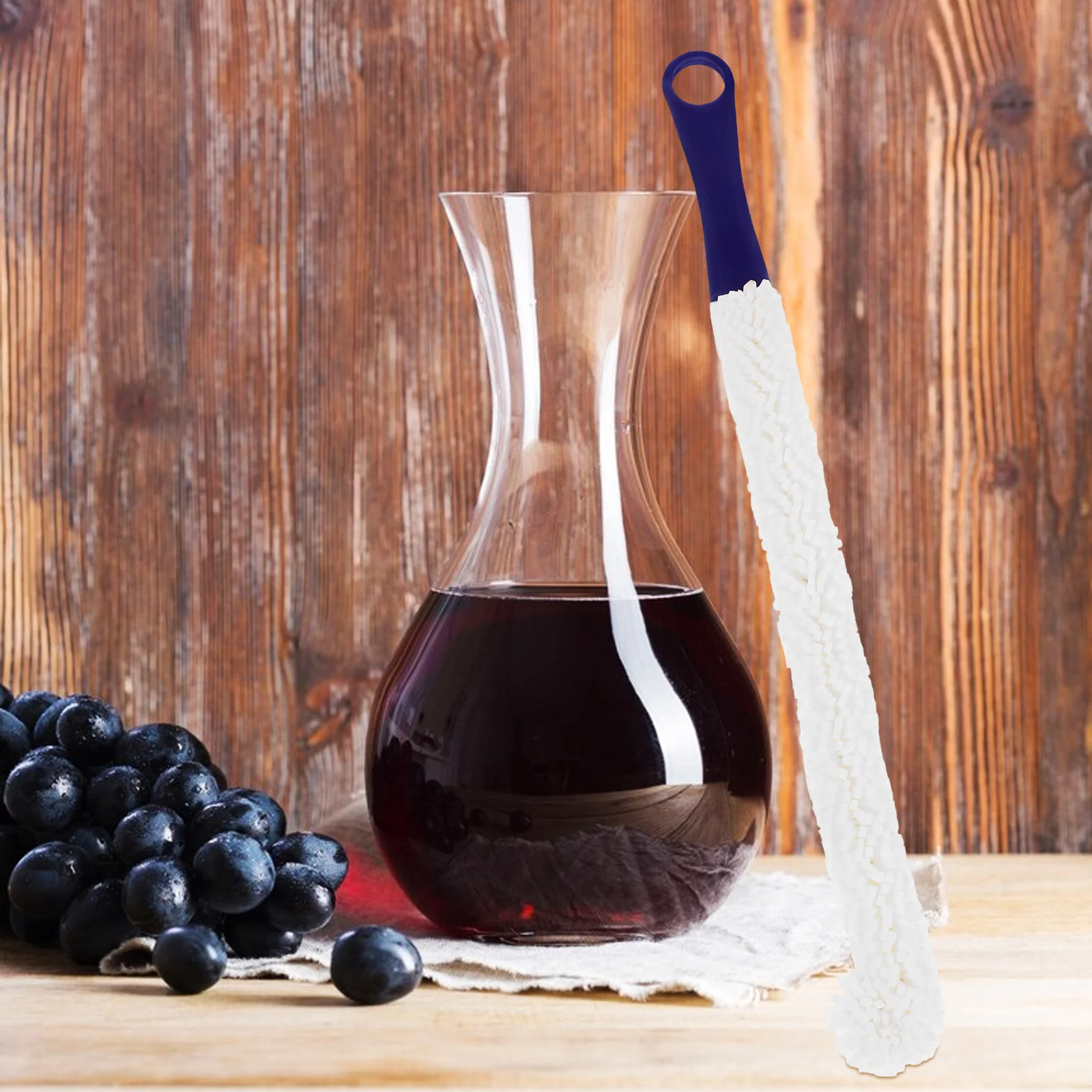 

2Pcs Wine Decanter Brush Long Handle Flexible Bottle Cleaner Glass Cup Cleaning Multipurpose Reusable Cleaning Tool