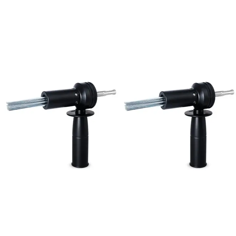 

【EFFICIENT 】2X SDS Plus Electric Hammer Needle Scaler Adapter For Rust Removal Concrete Drilling Tile Installation