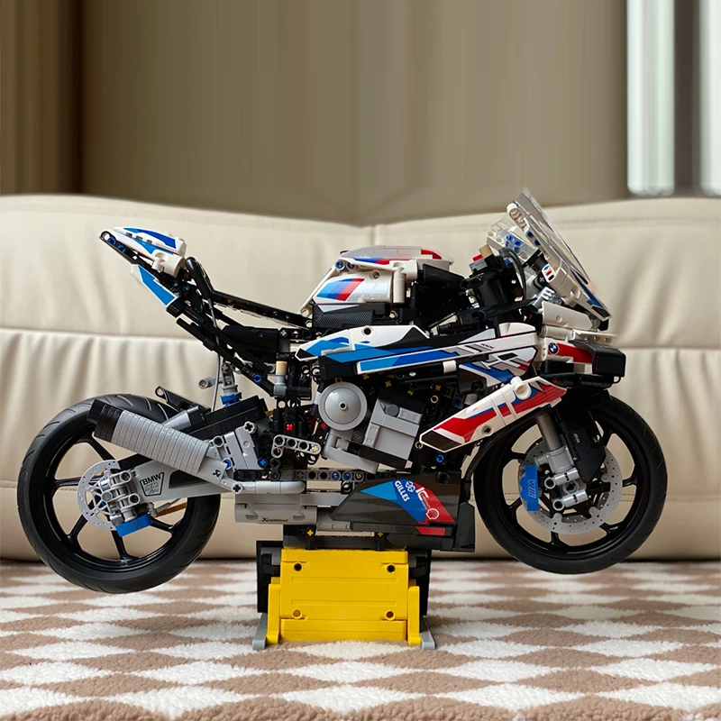 MOC-Blocos de construção para crianças, modelo de carro de corrida, brinquedos para crianças, presente para meninos, M1000 RR, 42130, 1920 unidades