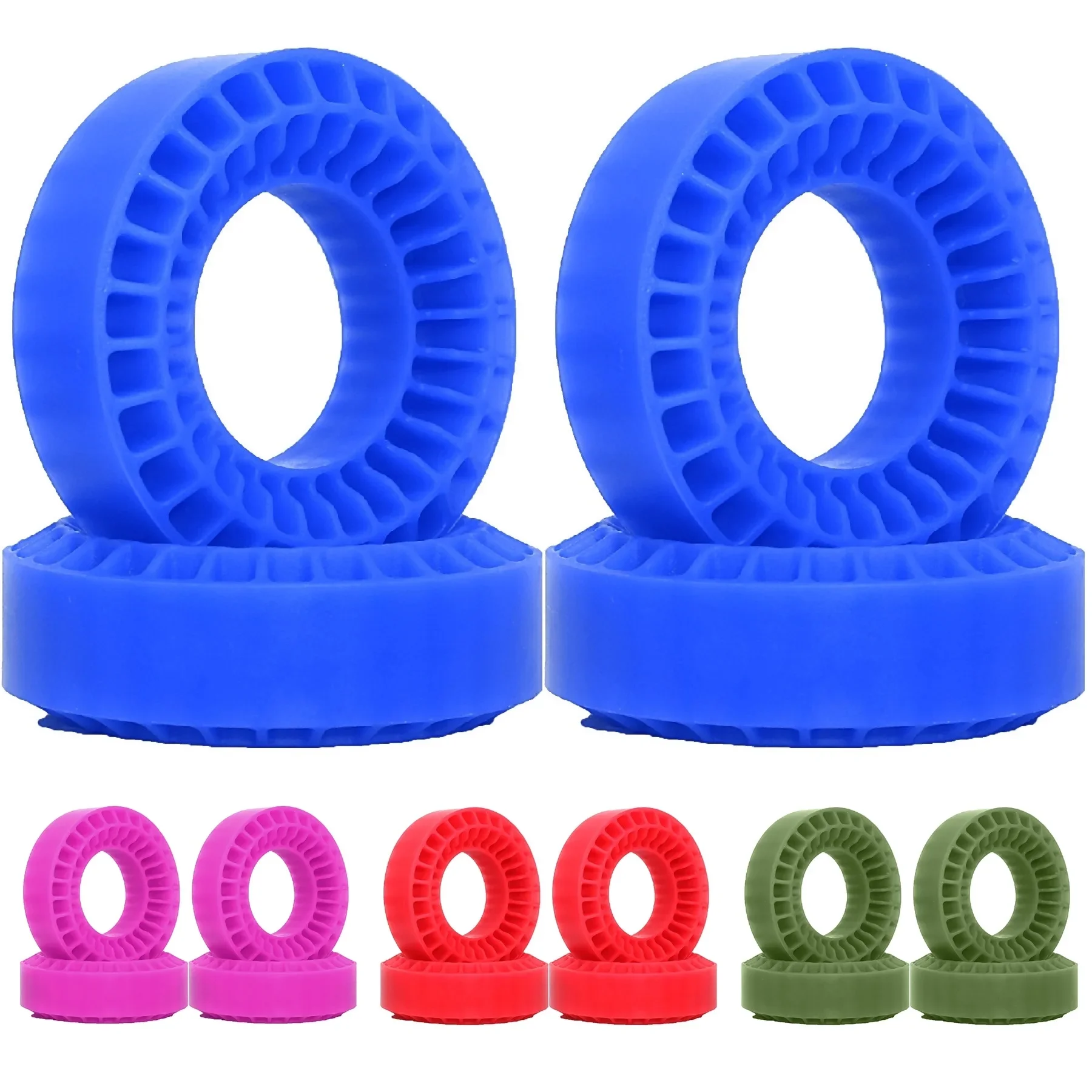 

Силиконовые пенопластовые колеса высокой плотности (55 мм) — 4 шт. для модернизации радиоуправляемых гусеничных шин масштаба 1/24