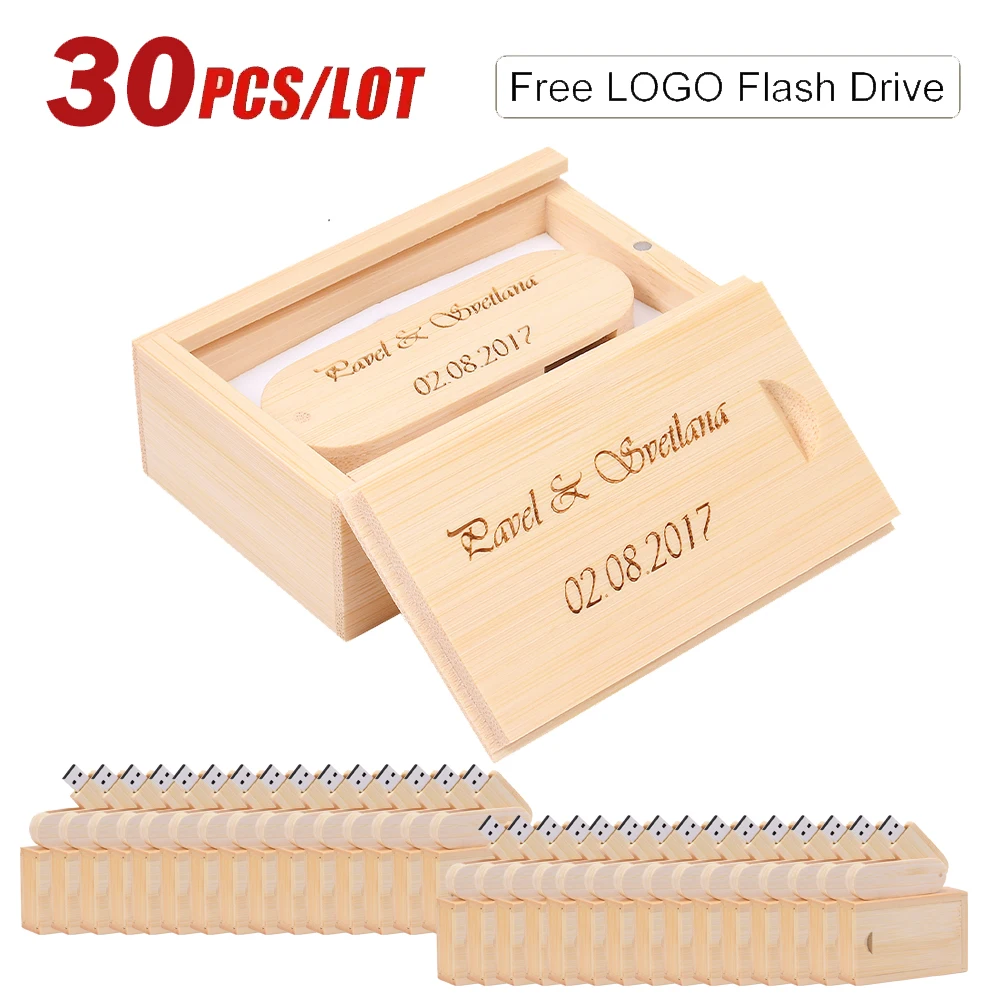 30PCS/LOT Wooden Swivel Saber USB 2.0 Flash Drive 8GB  Pen drive High speed Memory stick Photography wedding gift U disk 4GB 16G