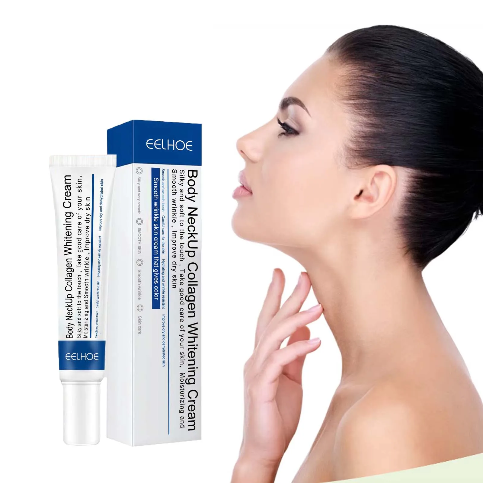 Collagen Neck Cream Lightens Neck Fine Lines Lifting Tightening Remove Double Chin Moisturizing Neck Brightening Cream Skincare