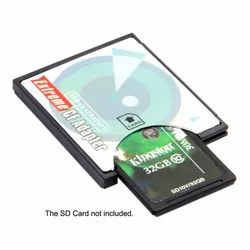 SD SDHC SDXC to CF Compact Flash Memory Card Adapt er Reader Type 1 High-Speed Extreme CF to SD Card Reader Adapter