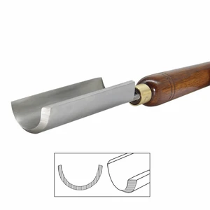 TASP-Spindle Roughing Gouge ، أدوات خراطة الخشب HSS ، مخارط مخرطة خشبية بمقبض الجوز ، 50 مم ، 25 مم ، 22 مم أعلى 10 مبيعات المغزل الخشب الفاصل - No5