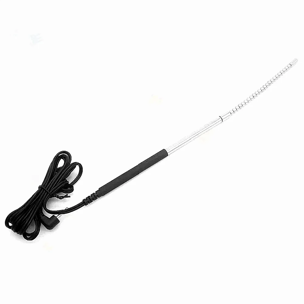 صدمة كهربائية معدنية ثنائية - الطنانة القطبية موسع مجرى البول الأجرام المقاوم للصدأ مجرى البول القضيب إدراج عنصر الجنس عاطفي للذكور #4