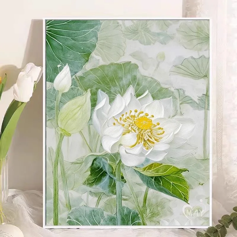

B-0004 Cherry Blossom Landscape Oil Painting, Spring Floral Art, Asian Style Decor