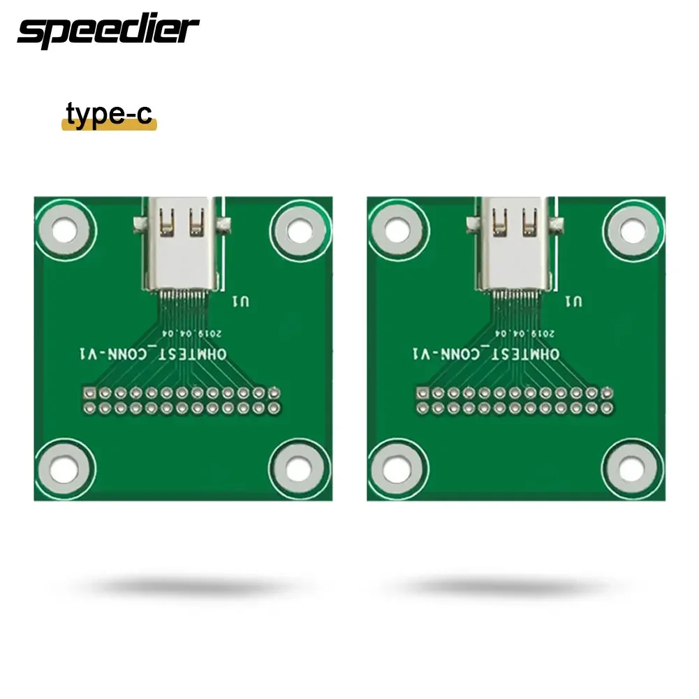 

Type-C Test Board USB 3.1 24pin All Connected with Shell Pin