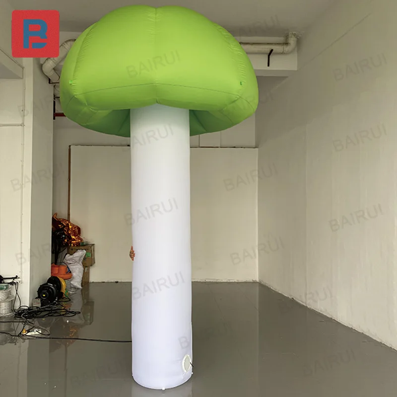 Aufblasbare Pilze, pflanzliche Luftmodelle mit Gebläsern, Outdoor-Quadrat und Dekoration für Einkaufszentrenaktivitäten