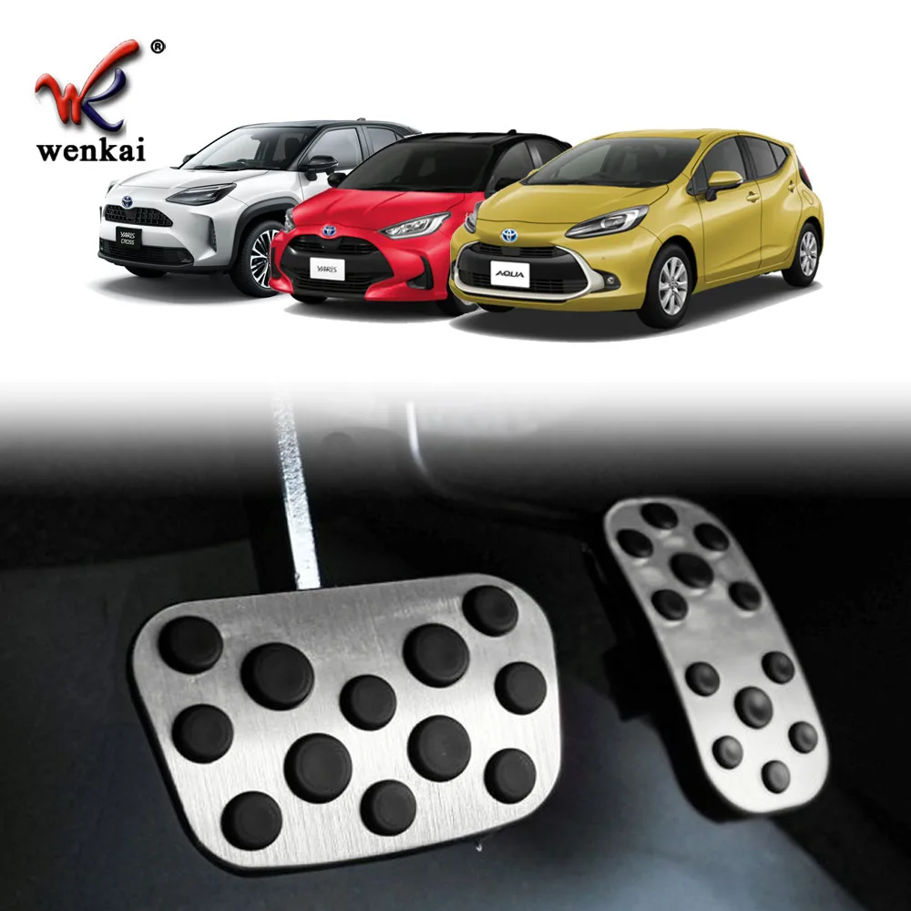 

For Toyota Yaris Cross Aqua Yaris Accessories Accelerator Pedal Protective Brake Footrest Upgrade Kit