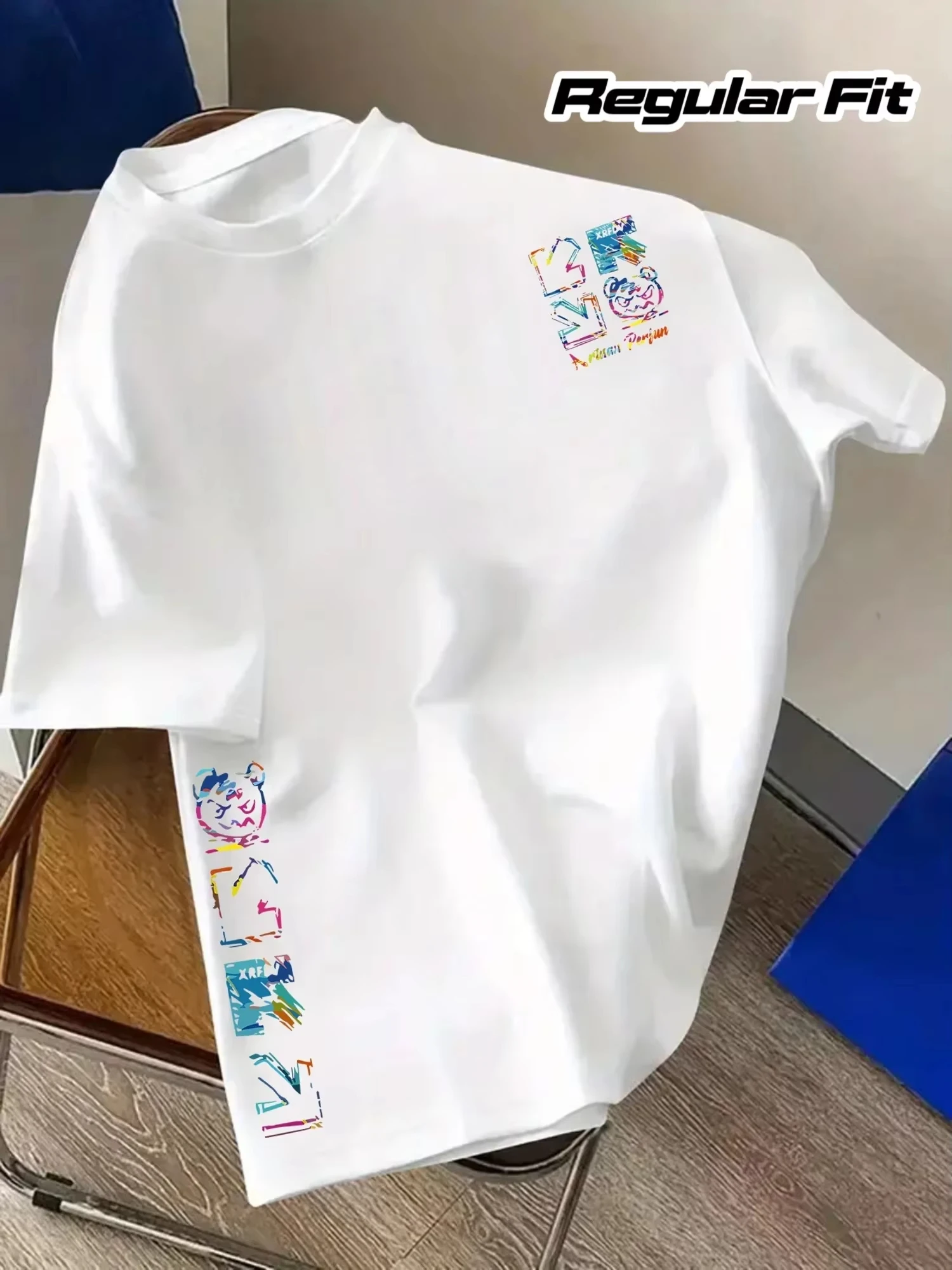 Street Fashion Graffiti - 2026 Men's Graffiti Rainbow Letter Pattern