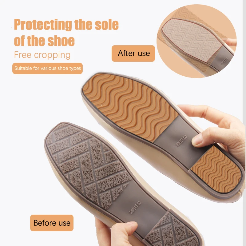 1 Paar rutsch feste selbst klebende Schuh aufkleber Pad Schuh verschleiß feste Sohle Protector Unisex Sneakers Laufsohle Gummis ohlen Aufkleber