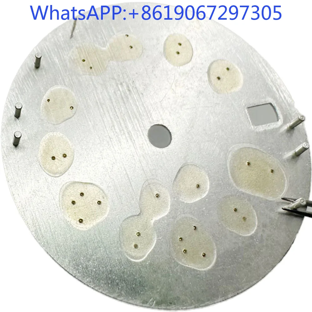 الرجعية Alpinist الطيار ماتي العربية الأرض ساعة الطلب مناسبة ل NH35/36 الحركة التلقائية الأخضر لوم الأيدي حالة وزارة الدفاع أجزاء