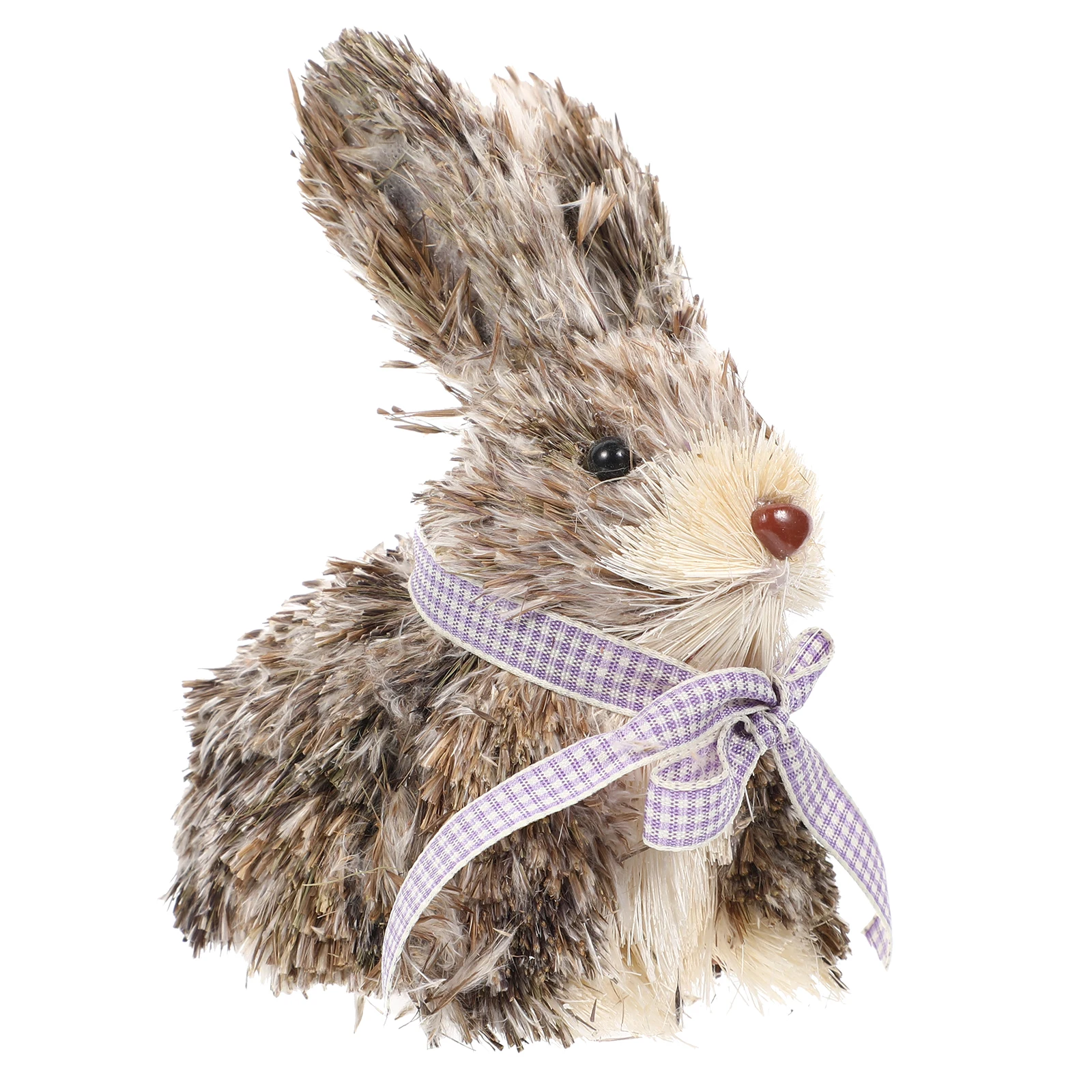

Straw Sitting Rabbit nament Decor Bedroom Living Room H made Woven Animal Gift Idea Easter Style