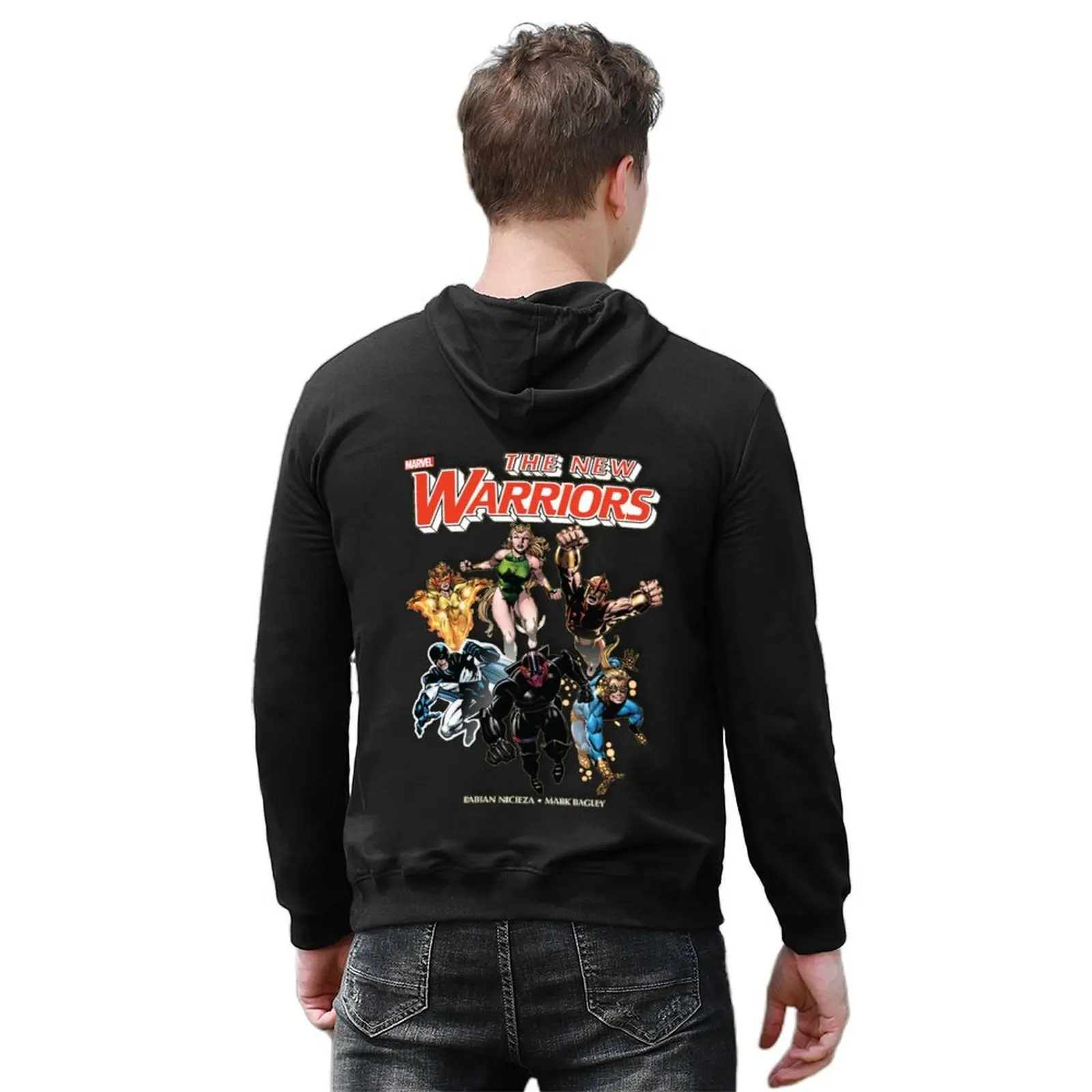 The New Warriors Issue #1 Hoodie men's winter sweater graphic t shirts men men's clothes men's sweat-shirt set tracksuits