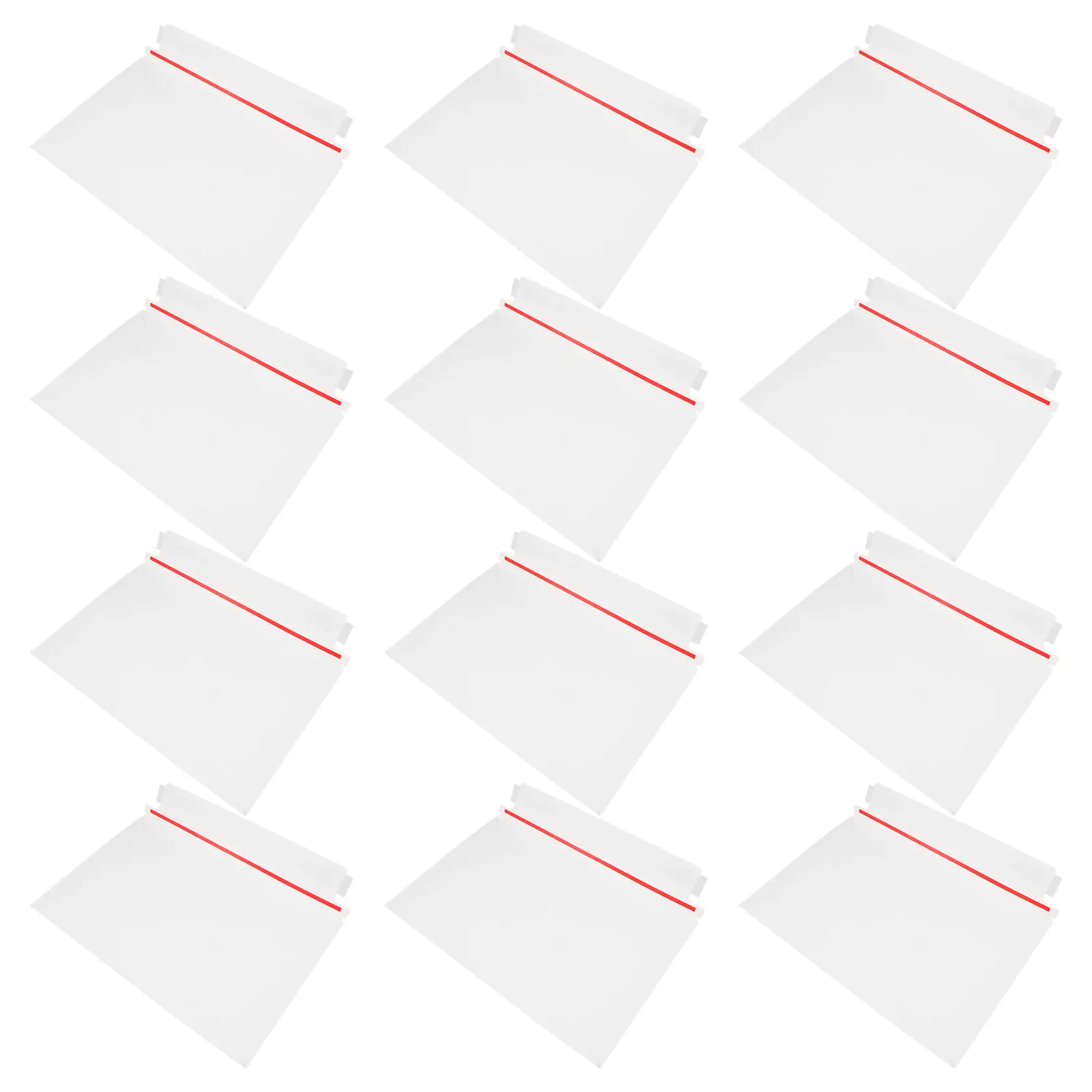 Buste di cartone bianco da 15 pezzi Buste postali piatte per la spedizione Foto Documenti Opere d'arte Imballaggio autosigillante Forniture Nessuna piega