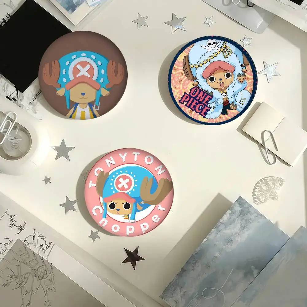 Anime Tony Tony Chopper  Anime Creative Tinplate Soft Button Pins Animal Icon Brooch Lapel Backpack Badge Accessories Pin