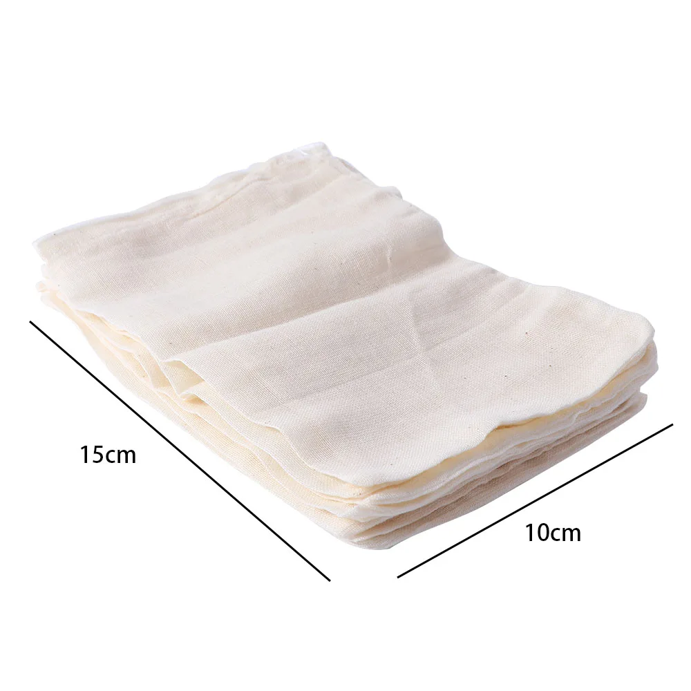 

Natural Food Grade Food Packing Bags Tea Filter Unbleached Sachet Bag Cotton Pouch Drawstring Bags Muslin Bag