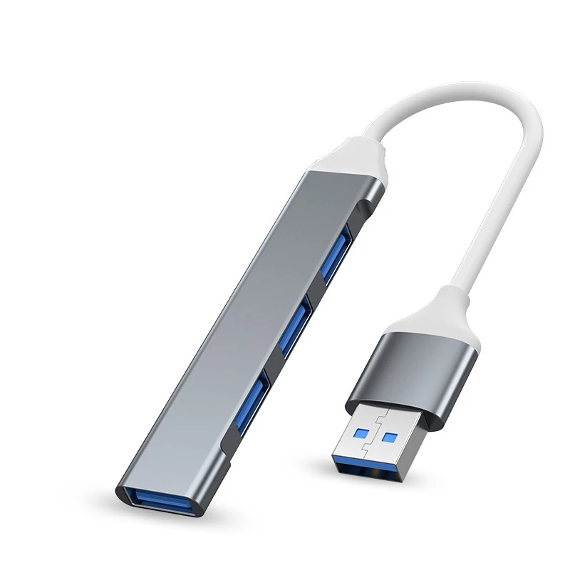 ฮับ USB 3.0 Type C 4พอร์ตฮับความเร็วสูง OTG ตัวแยกพอร์ตหลายพอร์ตอุปกรณ์คอมพิวเตอร์สำหรับ Mac bookpro/iphone