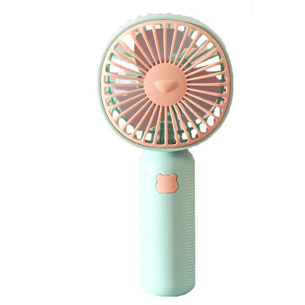 Handheld Mini Charging Fan Mini USB Cartoon Portable Mini Pocket Charging Outdoor Fan Small Student Charging Small Fan