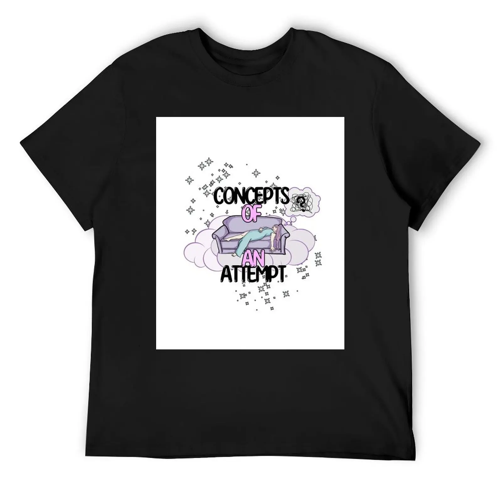 

ADHD Concepts T-Shirt basketball graphic tees hippie clothes t shirts men