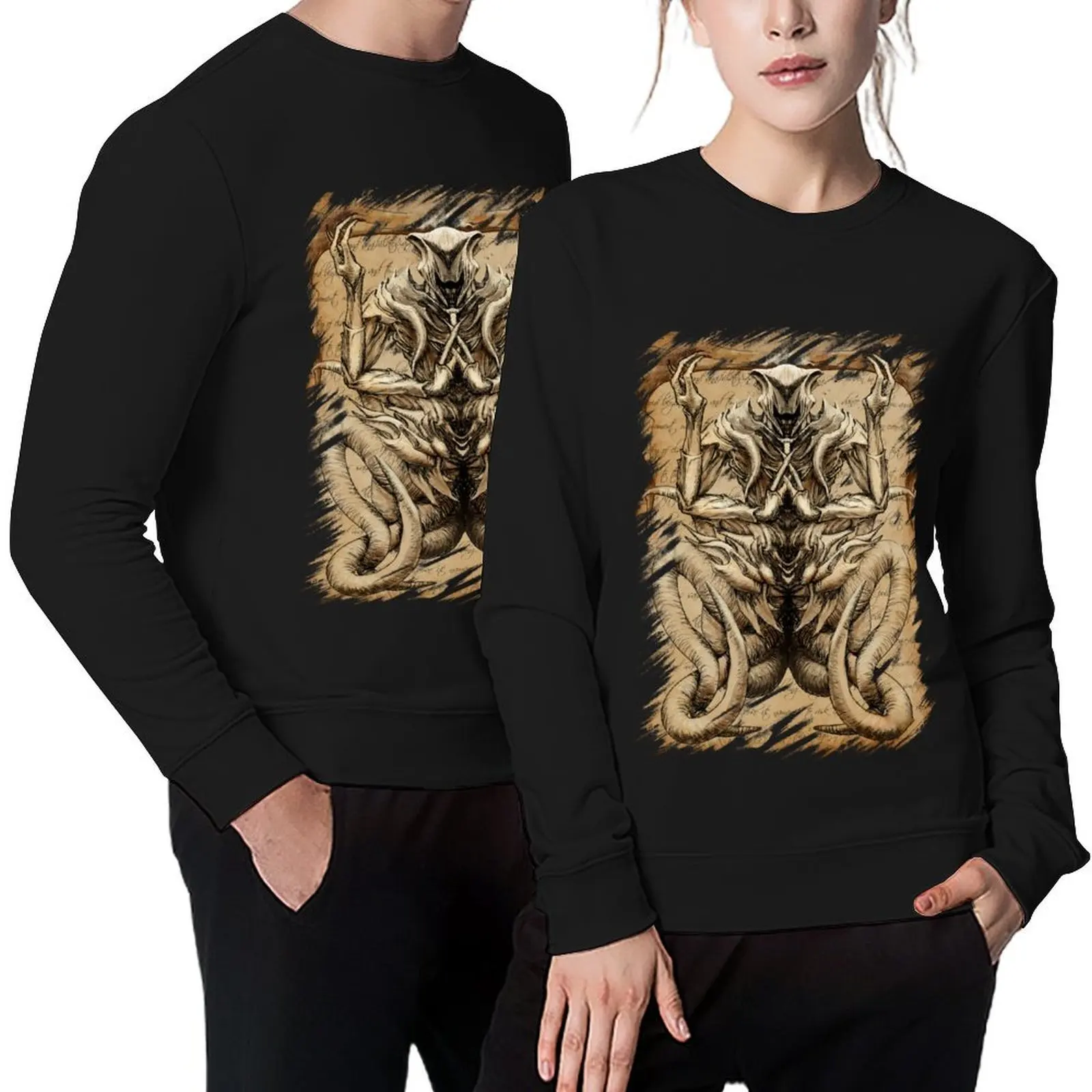 

The Eldrich God: Zhula Pullover men's winter sweater men's sweat-shirt autumn clothes tracksuit sweatshirts