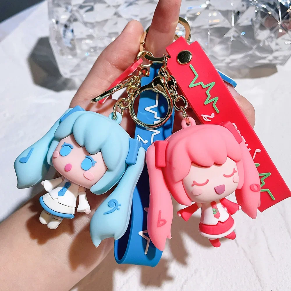 Keychain Creative Cartoon Pendant Car Key Chain Ring Gift image 2
