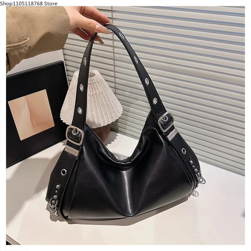 عالية الجودة بولي Leather حقائب كتف جلدية المرأة الصلبة خمر حقائب اليد عادية سوداء أنيقة حقائب اليد الكلاسيكية حقائب الإناث إنجلترا