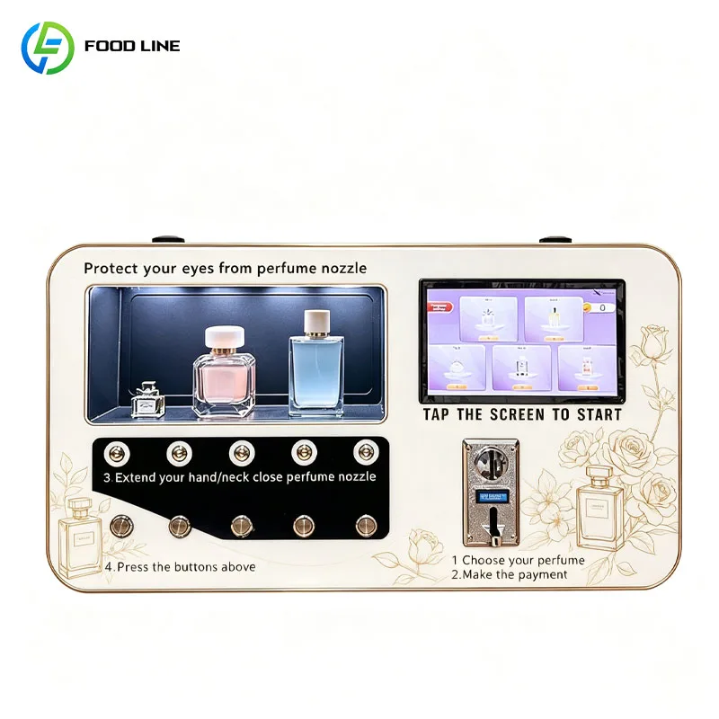 Wall Mounted Perfume Vending Machine Automatic Spray Dispenser Mini Fragrance Retail Kiosk Customized
