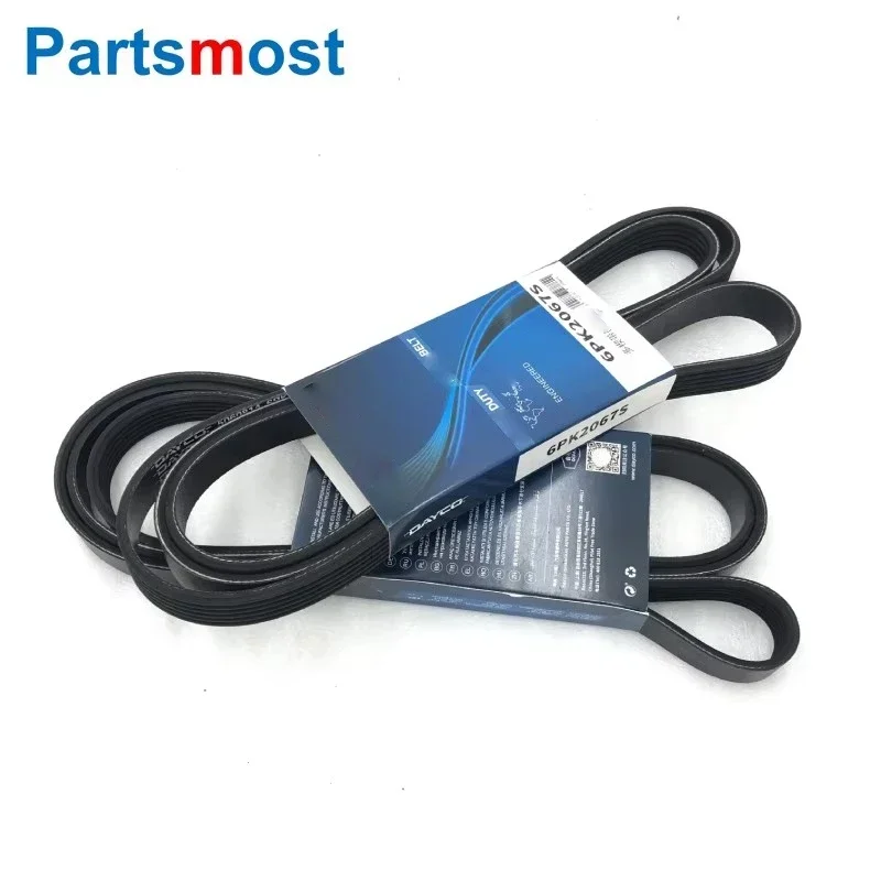 

LR071408 OEM DAYCO 6PK2067S Новый 3,0 V6 Diesel 24 В DOHC TC Gen2 Twin Turbo Engine Аксессуар Приводной ремень для Land Rover Discovery 4