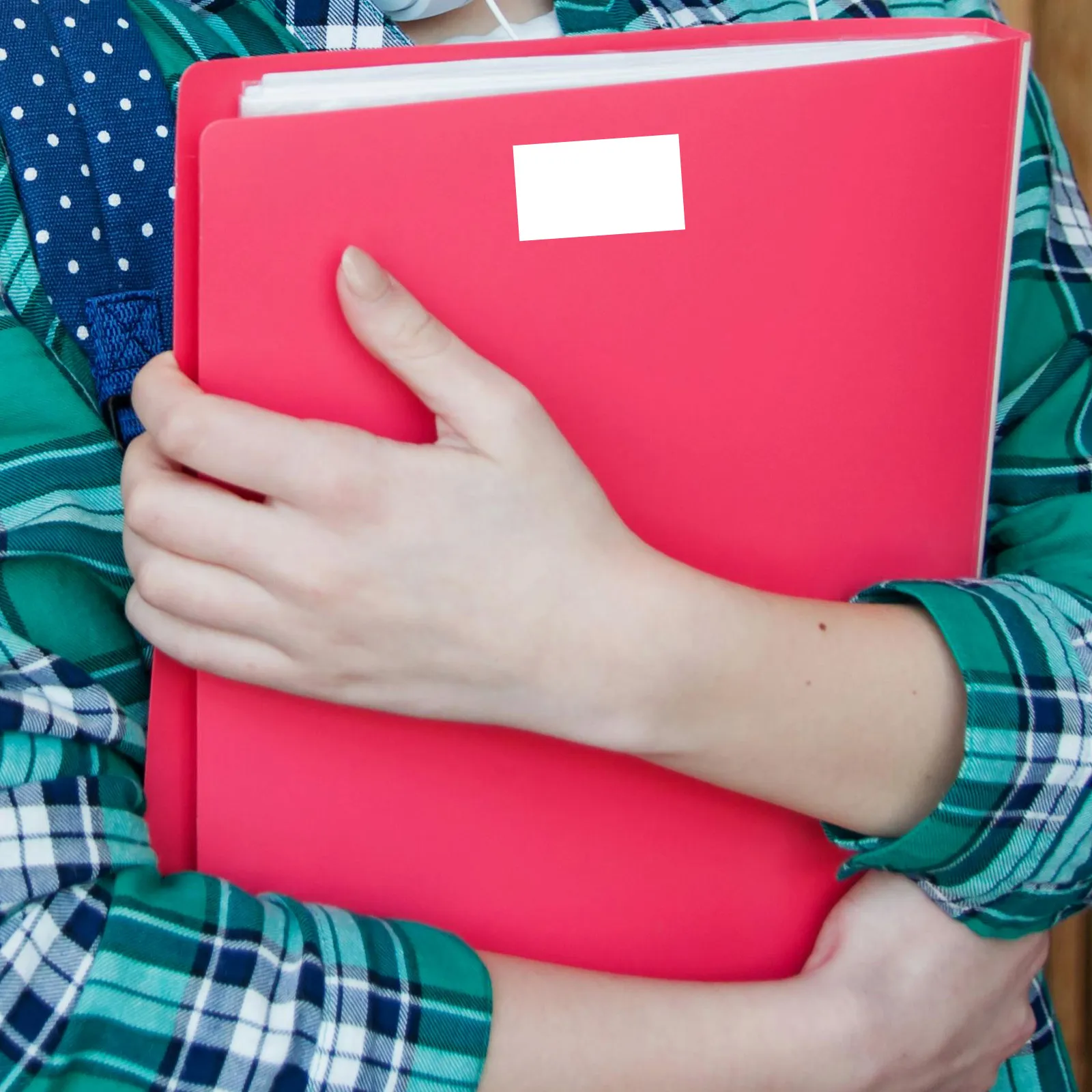 

50Pcs Self-Adhesive Folder Spine Labels Ideal Size Fit for Libraries Archives and Labs Ring Binder Labels Shelf Label Strips