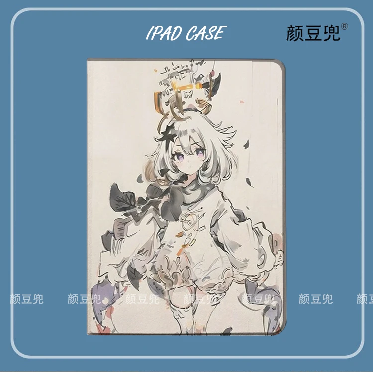 Paimon Anime Genshin Impact Case For iPad 10.2 8th 10th Air 4 5 Mini 5 6 Case Luxury Silicone For iPad Pro11 12.9 inch 2023 2022